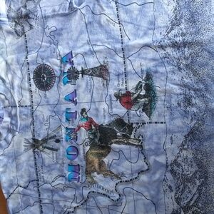 Montana Purple Graphic Tie Dye Tee Shirt XXL